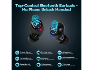 Black Wireless Earbuds for Children — Wireless Earbuds, Generic Logic, Inc.
