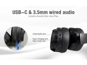 Black Overhead Headphones — Wireless Earbuds, Generic Logic, Inc.