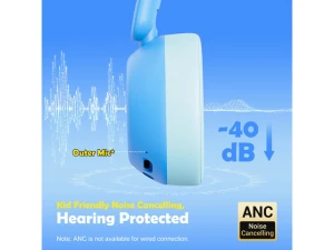 Kids' active noise-cancelling headphones — Wireless Earbuds, Generic Logic, Inc.