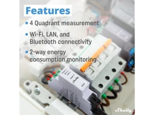 3-Phase Smart Energy Meter — Energy Monitor, Shelly