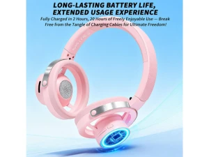 Pink Open-Ear Headphones — Wireless Earbuds, Generic Logic, Inc.