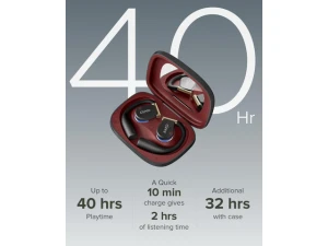 Open-Ear Headphones, Black — Wireless Earbuds, Cleer