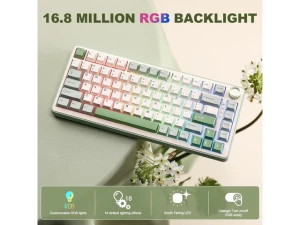 75% Wireless Mechanical Keyboard — Bluetooth Keyboard, YUNZII