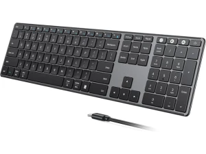 Bluetooth keyboard, Black Gray — Bluetooth Keyboard, SeenDa