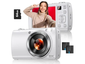 Digital Camera, 8K, 88 MP, WiFi, Front and Rear Lenses — Digital Cameras & Camcorders, Generic Logic, Inc.