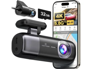 4K Front and 1080P Rear Dash Camera — Dash Cam, REDTIGER