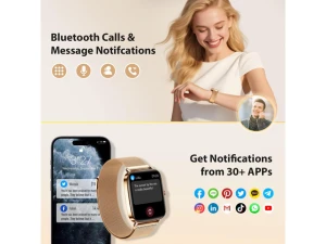 Gold Smartwatch — Smart Watch, Generic Logic, Inc.