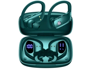 Green Wireless Earbuds — Wireless Earbuds, Generic Logic, Inc.