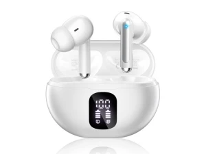 White Wireless Earbuds — Wireless Earbuds, Generic Logic, Inc.