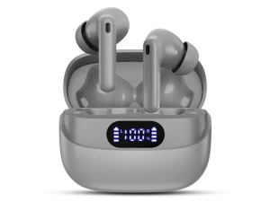 Gray Wireless Earbuds — Wireless Earbuds, Generic Logic, Inc.