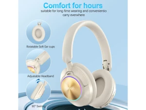 Over-ear wireless Bluetooth headphones — Wireless Earbuds, Generic Logic, Inc.