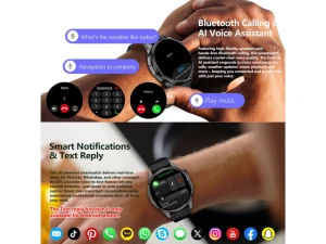 Smart Watch with GPS and Free Maps, Bluetooth Calling and Texting — Smart Watch, Generic Logic, Inc.