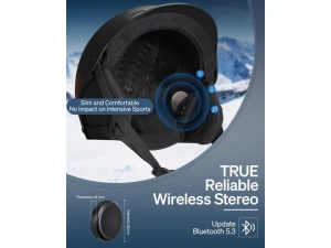 True Wireless Earbuds for Audio-Ready Helmets — Wireless Earbuds, Generic Logic, Inc.