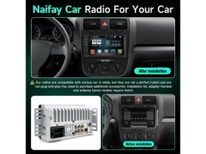 Double DIN Car Stereo Radio with 7-Inch Touchscreen — Car Infotainment System, Naifay