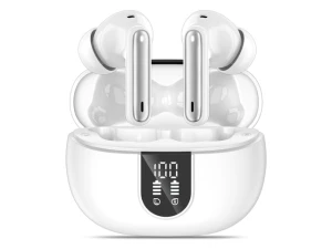 White Wireless Earbuds — Wireless Earbuds, MoBadeety