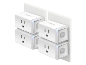 White Smart Plug, 4-Pack — Smart Plug, Kasa