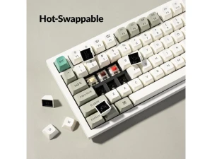 Q6 Max White Custom Mechanical Keyboard — Bluetooth Keyboard, Keychron