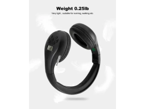 FM Radio Headphones — Wireless Earbuds, WOOJONG