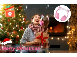 Pink Kids Headphones — Wireless Earbuds, Suppower