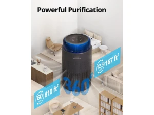 Air Purifier, Black — Air Purifier, Coway