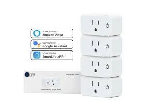Wi-Fi Smart Plugs, 4 Pack, White — Smart Plug, Suppower