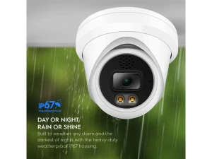 6 MP Turret Dome IP Camera — Security Camera, Trisvision