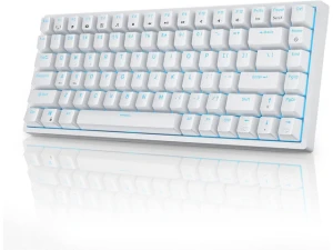 75% Mechanical Keyboard, 84 Keys, Blue Backlit — Bluetooth Keyboard, Royal Kludge