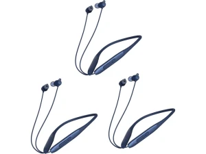 Bluetooth Neckband Earbuds, Blue, 3-Pack — Wireless Earbuds, Trisvision