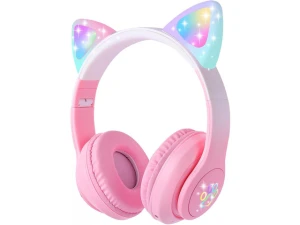 Pink Headphones — Wireless Earbuds, Trisvision