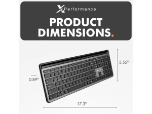 Full-Size Bluetooth Keyboard — Bluetooth Keyboard, SUNIVISION