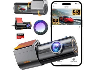 Front and Rear 4K Dash Camera with 64GB Card — Dash Cam, SUNIVISION