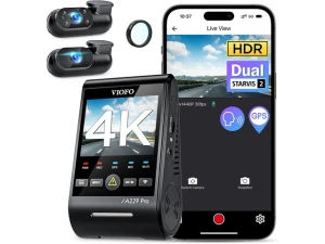 3-Channel Dash Cam with 4K + 2K + 1080P Video — Dash Cam, VIOFO
