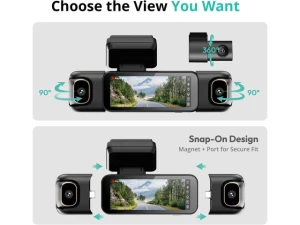 4-Channel Dash Camera with Free 128GB Card Included — Dash Cam, SUNIVISION