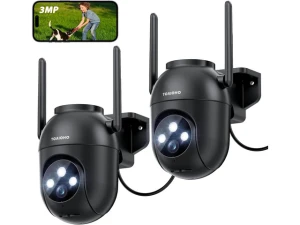 Outdoor Dome Security Camera, 2-Pack — Security Camera, SUNIVISION
