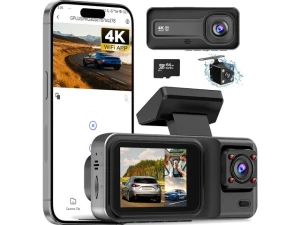 3-Channel Dash Camera — Dash Cam, Trisvision