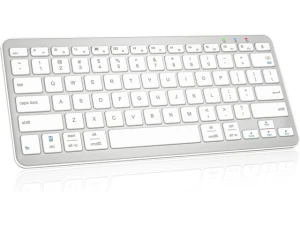 Bluetooth Keyboard, White Silver — Bluetooth Keyboard, SUNIVISION