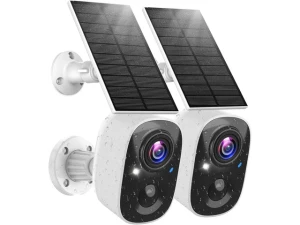 Solar Outdoor Wireless Security Camera, 2-Pack — Security Camera, SUNIVISION