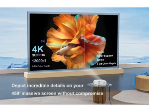 1080P Projector with 4K Support — Smart Projector, KEHIPI
