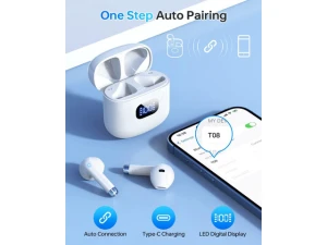 White Wireless Earbuds — Wireless Earbuds, KEHIPI