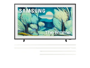 50-inch QLED television with customizable bezel — Smart TV, Samsung