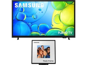32-Inch F6000F Television and Speaker Bundle — Smart TV, Samsung