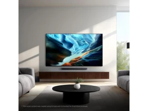 42-inch OLED TV with tilt mount and surge protector — Smart TV, Samsung
