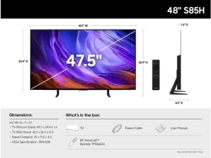 48-inch OLED Smart TV with 6-Year Protection Plan — Smart TV, Samsung