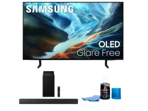 42-inch OLED TV bundle with soundbar and subwoofer — Smart TV, Samsung