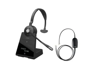 Wireless Mono Headset with EHS Polycom 14201-17 — Wireless Earbuds, Jabra