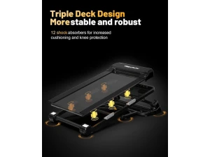 Folding Treadmill with Bluetooth Speaker — Connected Equipment, KUKA