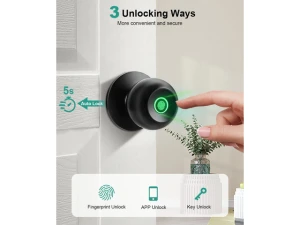 Fingerprint Door Knob Lock — Smart Lock, STARWELL
