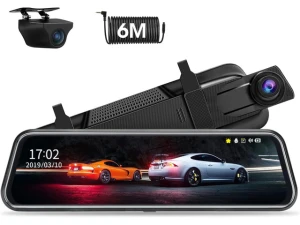 10-inch Rear-View Mirror Dash Camera — Dash Cam, TUKO