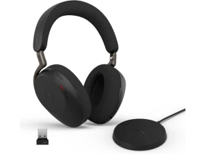 Over-Ear Wireless Bluetooth Headset with Wireless Charging Stand — Wireless Earbuds, Jabra