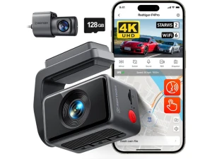 4K Dash Cam with 5.8GHz Wi-Fi 6 Transfer and STARVIS 2 — Dash Cam, REDTIGER